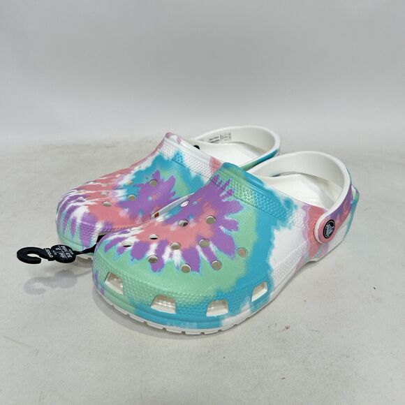 Crocs Classic Clogs Slip-On Sandal “Pastel Tie-Dye” 2024 - Picture 3 of 6